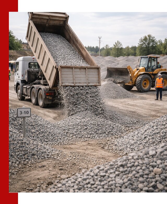 Гранитный щебень фракции 3–10: доставка и продажа в Карасуке