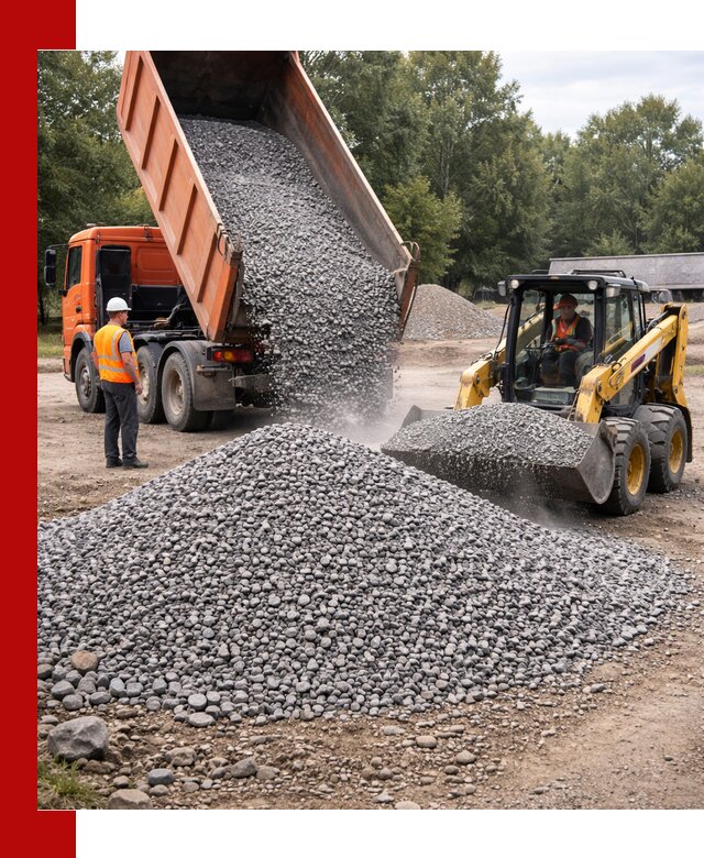 Купить гранитный щебень фракции 5–10 в Карасуке с доставкой
