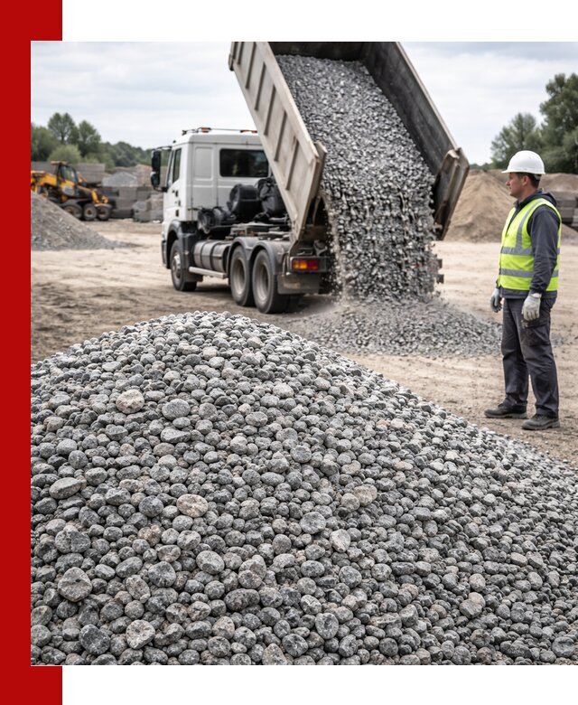 Доставка и продажа гранитного щебня фракции 5-20 в Карасуке