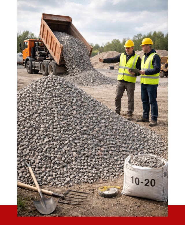 Гранитный щебень фракция 10-20 в Карасуке от 4266 руб.|ПРОНЕРУДКск