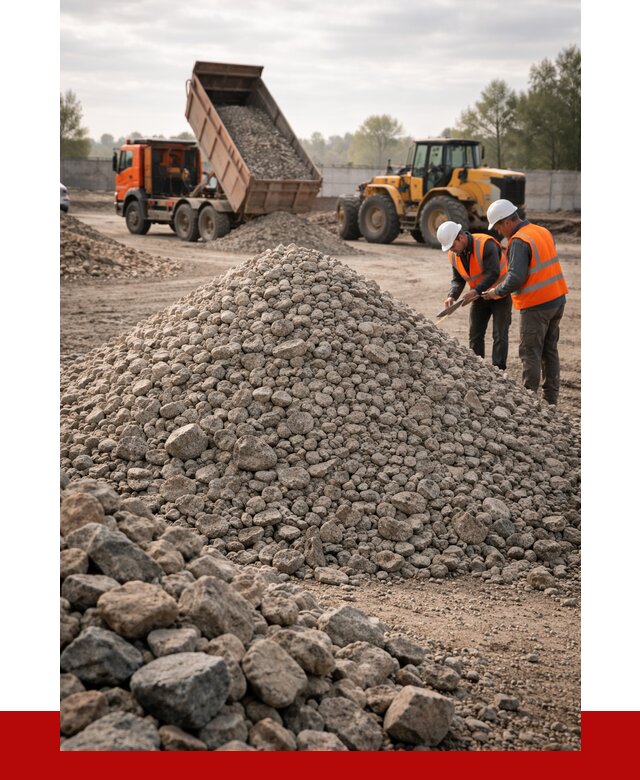 Гранитный щебень фракция 40-70 в Карасуке от 2539 руб ПРОНЕРУДКск