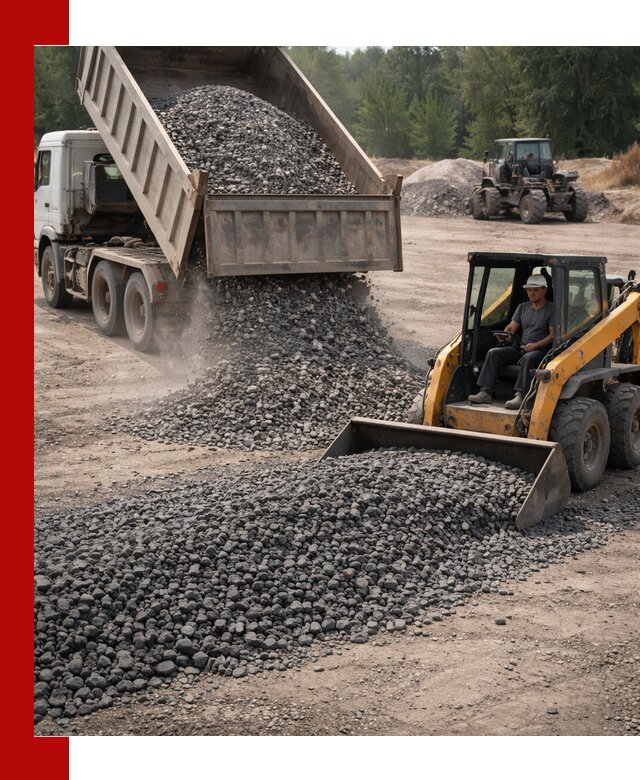 Гранитный щебень фракция 40-70 с доставкой в Карасуке