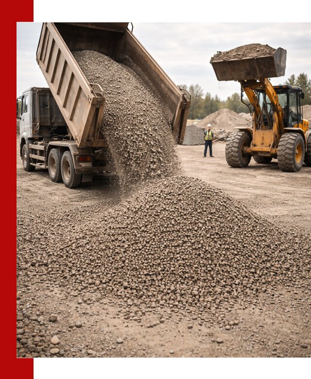 Гравийный щебень фракция 3–10 с доставкой в Карасуке