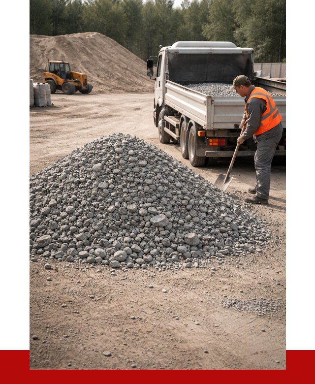 Гравийный щебень фракция 5-10 в Карасуке от 2235 р. | ПРОНЕРУДКск