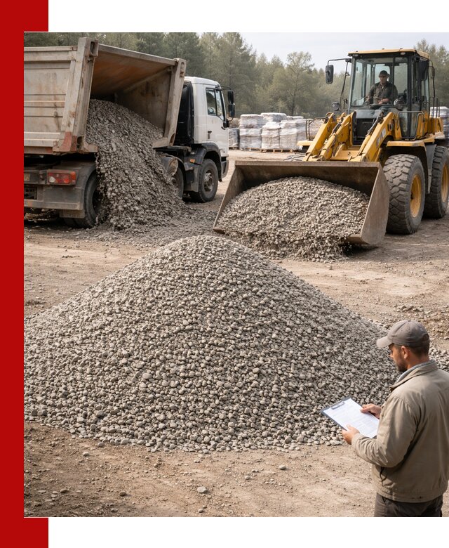 Гравийный щебень фракция 5–10 с доставкой в Карасуке