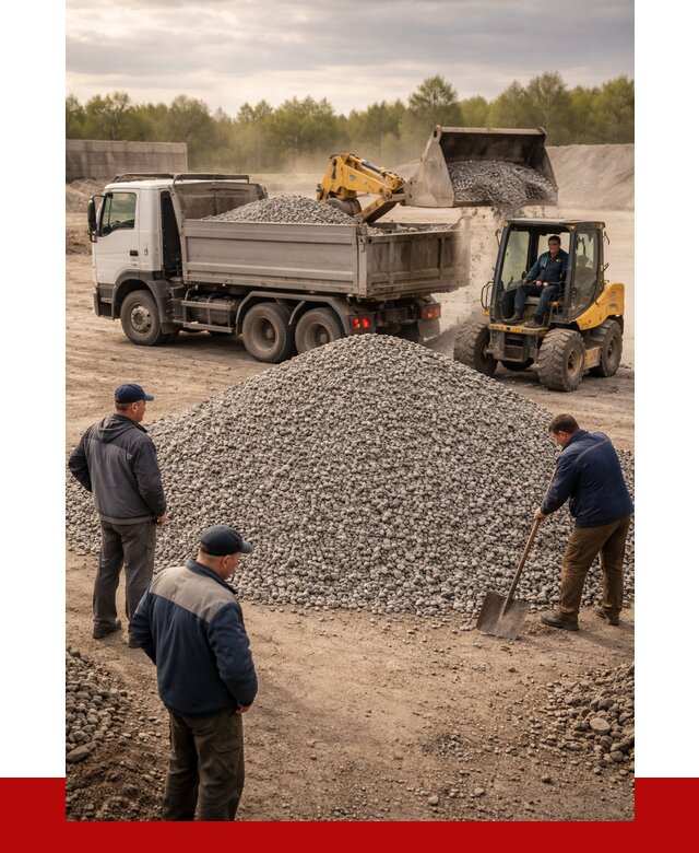 Гравийный щебень фракция 5-20 в Карасуке от 2438 р. ПРОНЕРУДКск