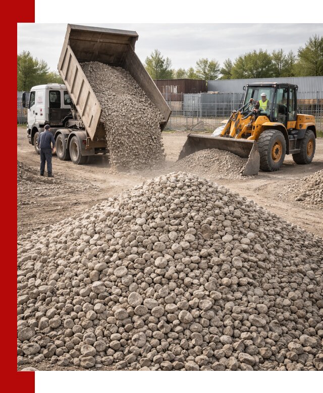 Доломитовый щебень фракции 20–41 с доставкой в Карасуке