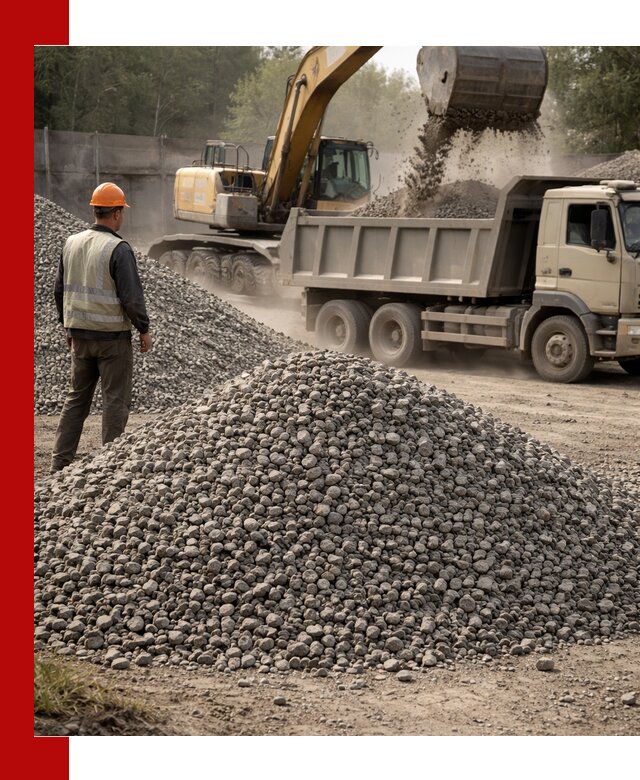 Шлаковый щебень фракция 5-20 с доставкой в Карасуке