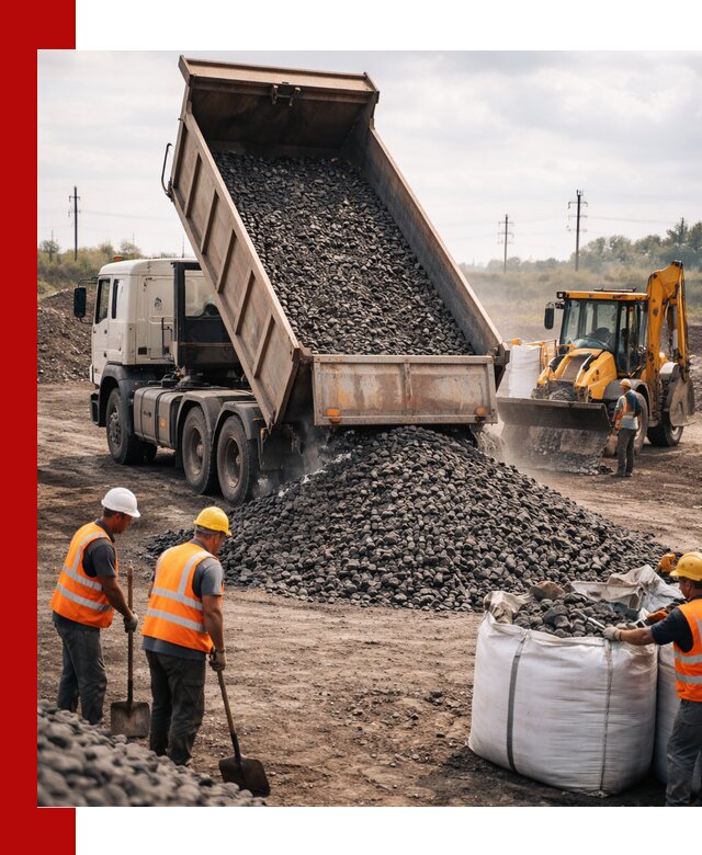 Шлаковый щебень фракция 40-70 с доставкой в Карасуке