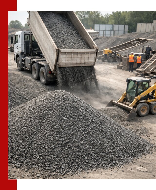 Вторичный щебень фракция 0–5 с доставкой в Карасуке