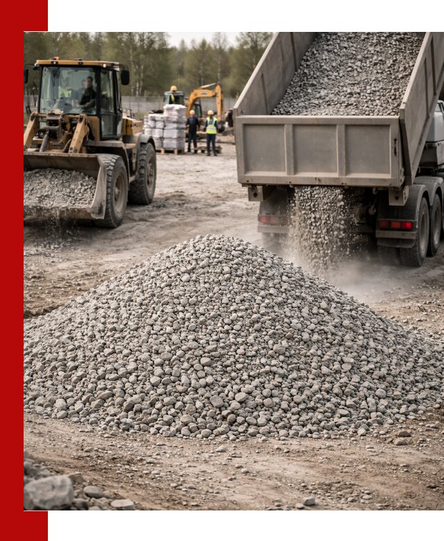 Вторичный щебень фракции 5-20 в Карасуке — доставка и продажа крупнотоннажно