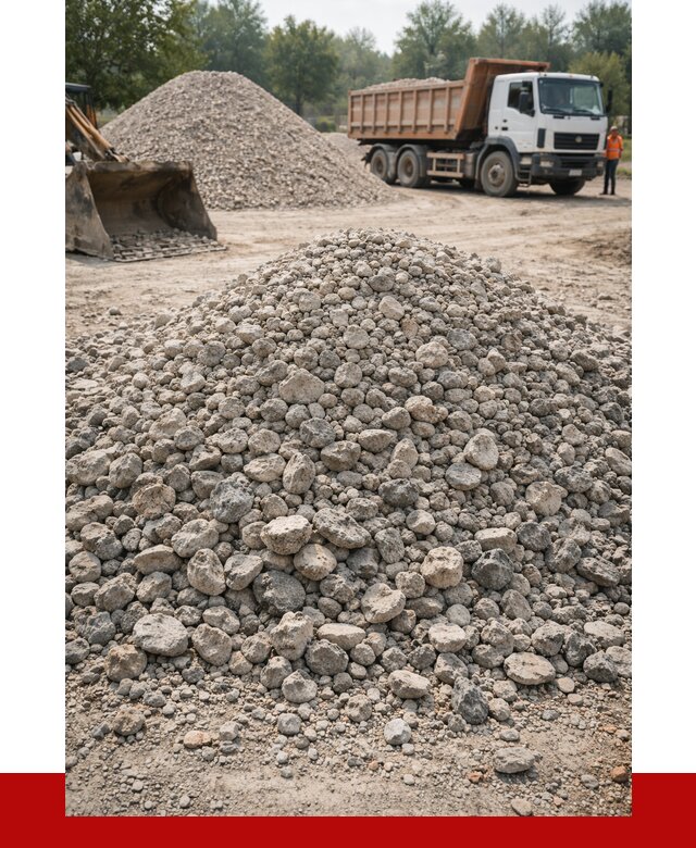 Вторичный щебень фракция 20-40 в Карасуке от 2235 р ПРОНЕРУДКск