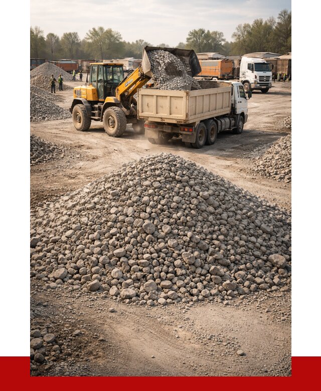 Вторичный щебень фракция 40-70 в Карасуке от 1767 р, ПРОНЕРУДКск