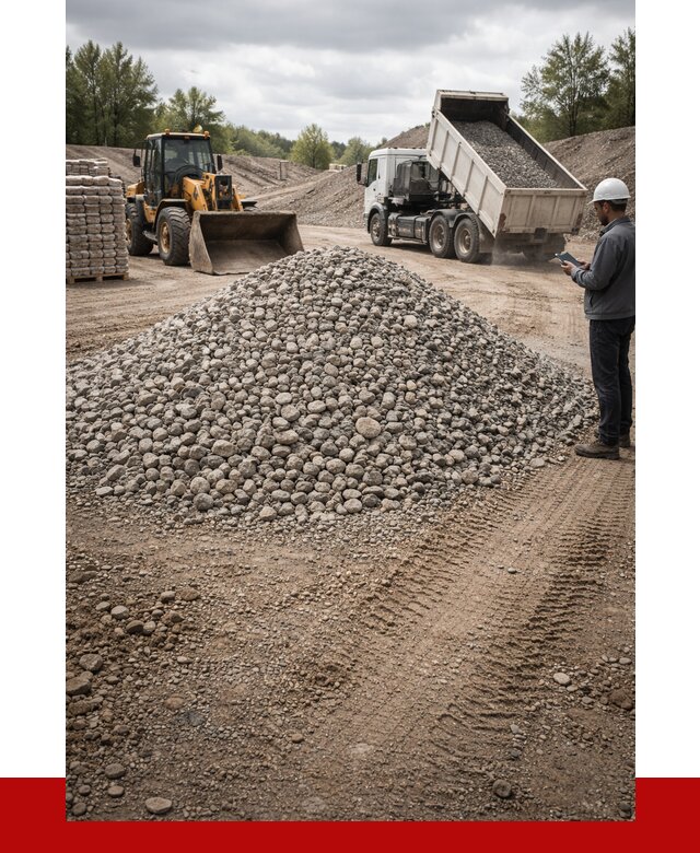 Купить бетонный щебень в Карасуке, от 3250 р. ПРОНЕРУДКск