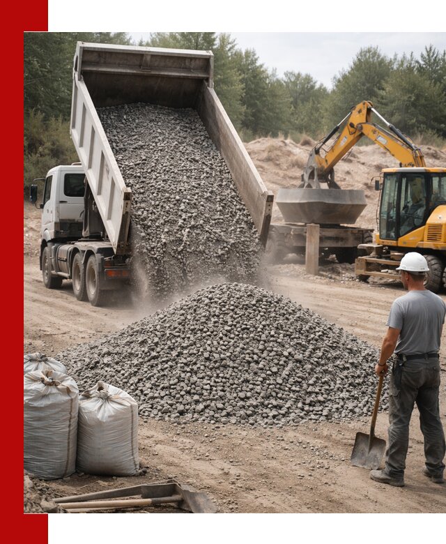 Доставка и продажа бетонного щебня в Карасуке