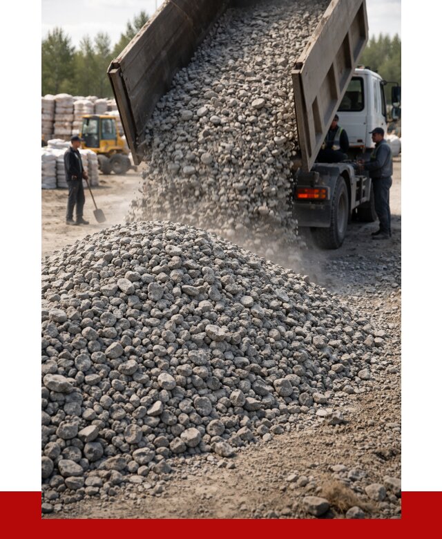 Бетонный щебень фракция 40-70 в Карасуке от 1828 р. ПРОНЕРУДКск