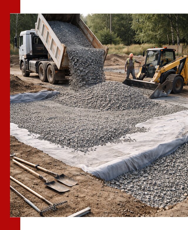 Щебень для фундамента с доставкой в Карасуке