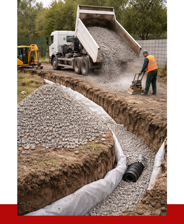 Щебень для дренажа в Карасуке от 1879 р., ПРОНЕРУДКск доставка