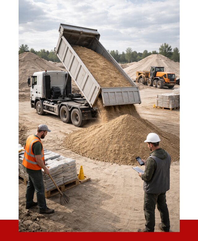 Карьерный песок с доставкой в Карасуке от 3657 р. ПРОНЕРУДКск