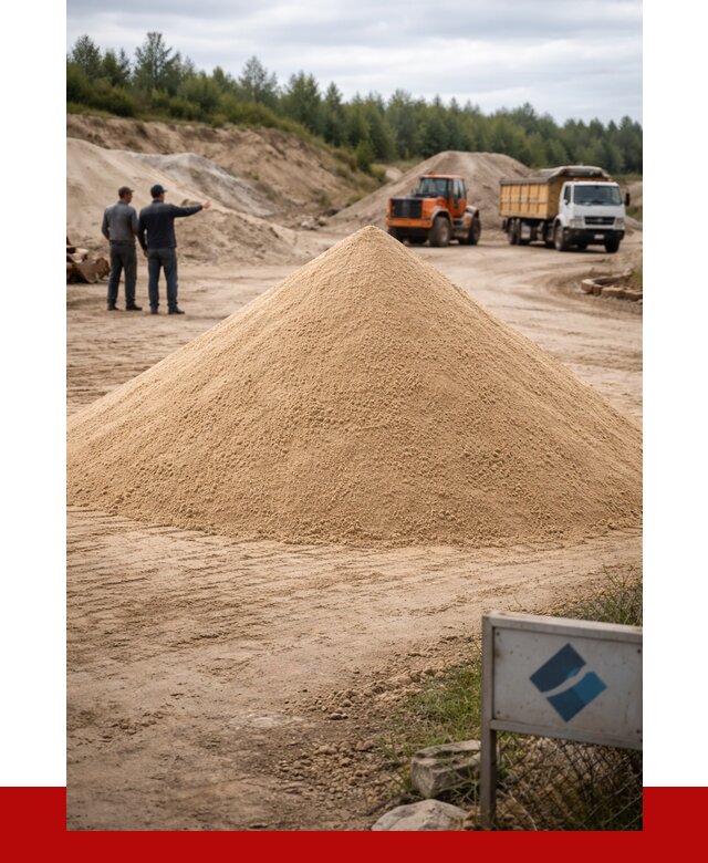 Карьерный песок навалом в Карасуке от 1828 р. | ПРОНЕРУДКск