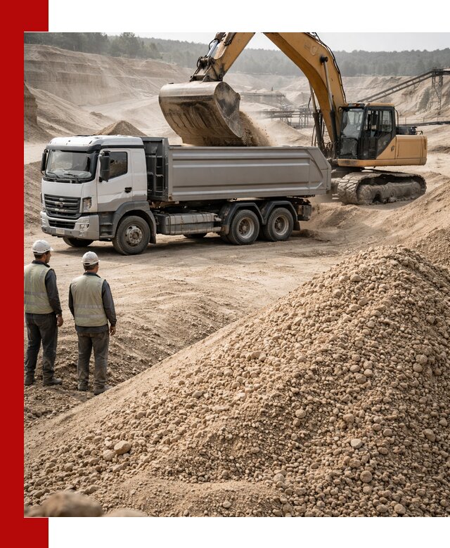 Карьерный крупнозернистый песок с доставкой в Карасуке