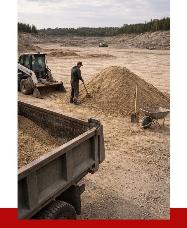Карьерный песок среднезернистый в Карасуке, от 2235 р. ПРОНЕРУДКск