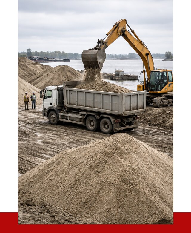 Купить речной песок навалом в Карасуке от 1828 р., ПРОНЕРУДКск