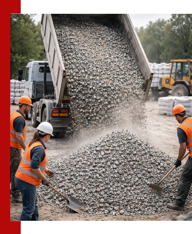 Доставка гравия и камня в Карасуке оптом и в розницу