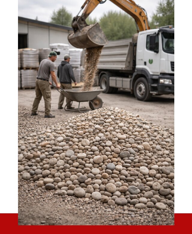 Галька декоративная в Карасуке от 3250 р. за куб | ПРОНЕРУДКск