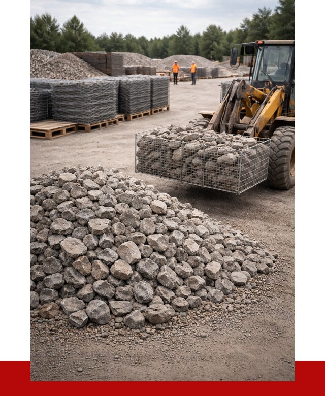 Камень для габионов фракция 70-150 в Карасуке от 4266 р. | ПРОНЕРУДКск