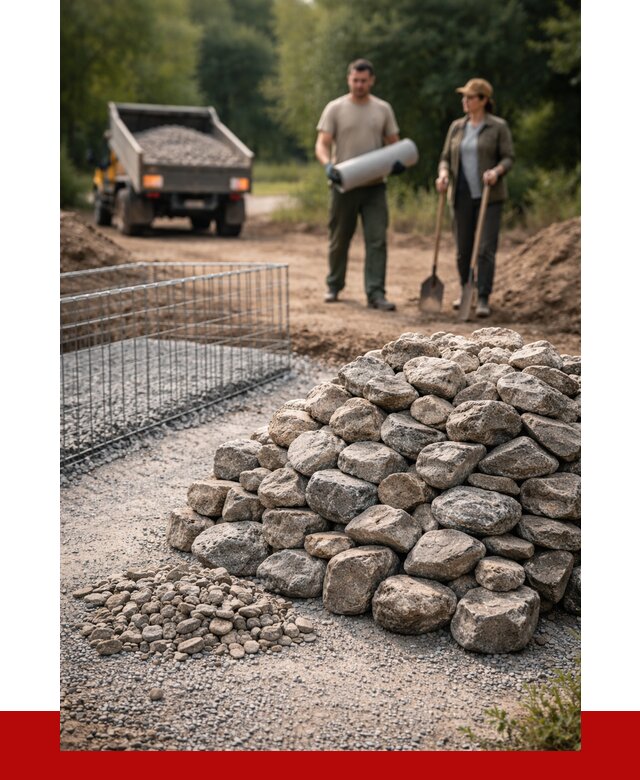 Камень для габионов фракция 100-200 в Карасуке от 4875 р. | ПРОНЕРУДКск