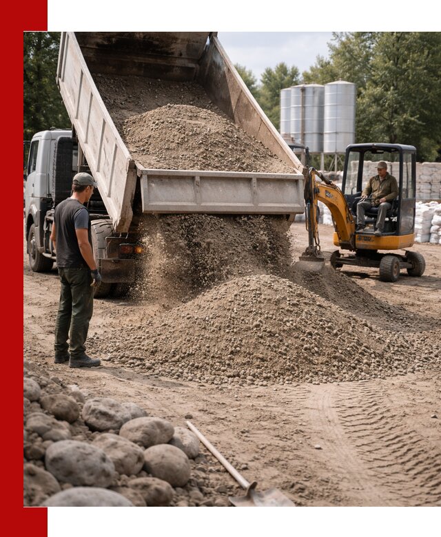 Доставка ПГС С3 в Карасуке самосвалами и миксерами