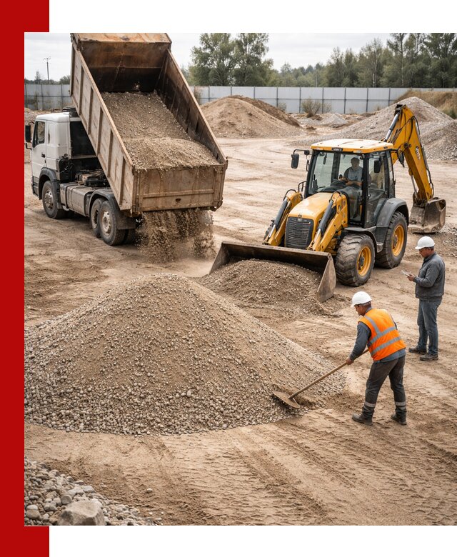 Поставка и доставка ПГС С4 в мешках и самосвалах в Карасуке