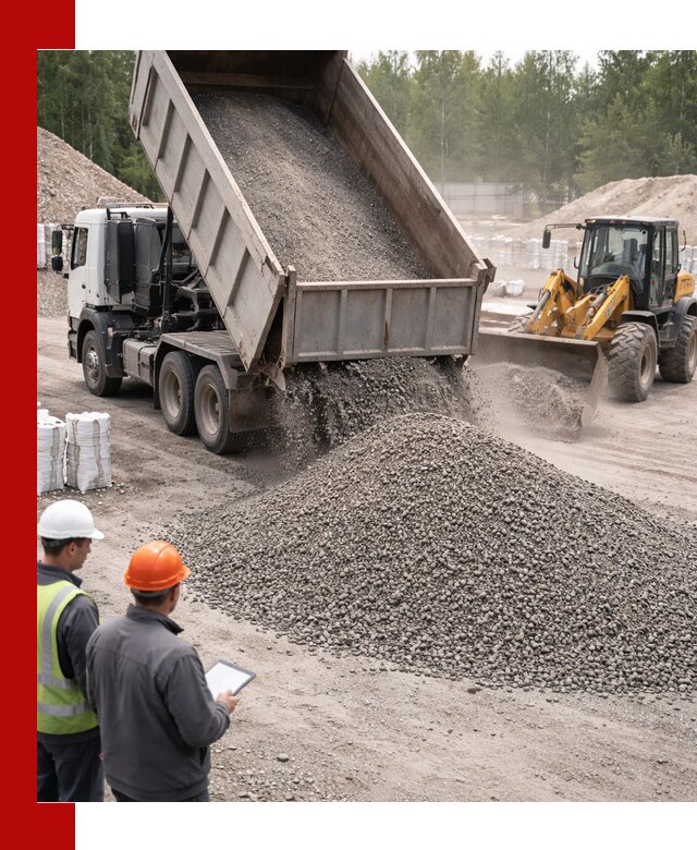 Доставка и продажа гранитного отсева 0-10 в Карасуке