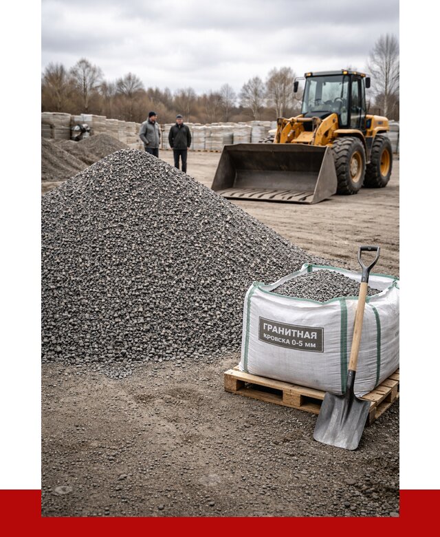 Купить гранитную крошку в Карасуке от 4875 р. с доставкой | ПРОНЕРУДКск