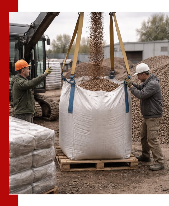 Керамзит в биг-бегах с доставкой в Карасуке