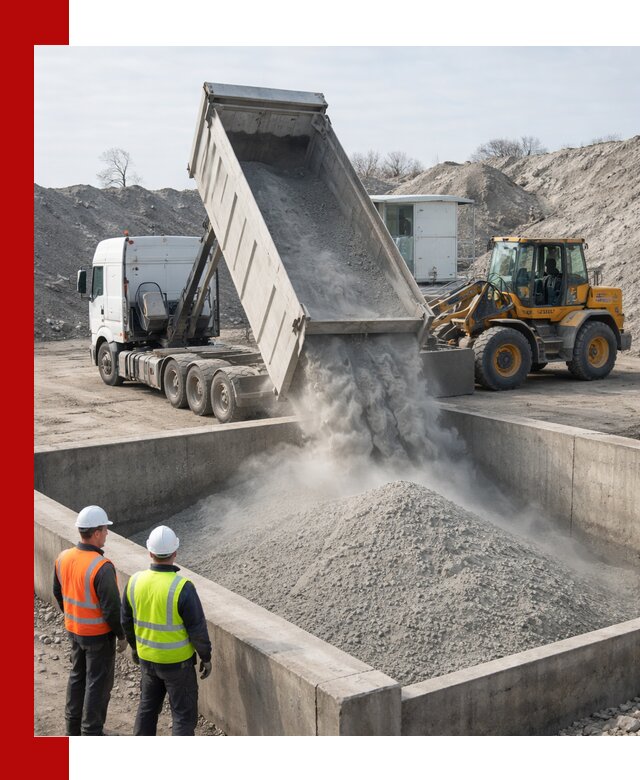 Доставка цемента навалом в Карасуке крупными партиями