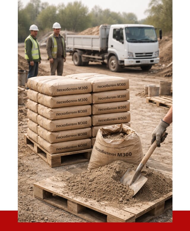 Пескобетон М300 в Карасуке с доставкой от 4723 р. за куб | ПРОНЕРУДКск