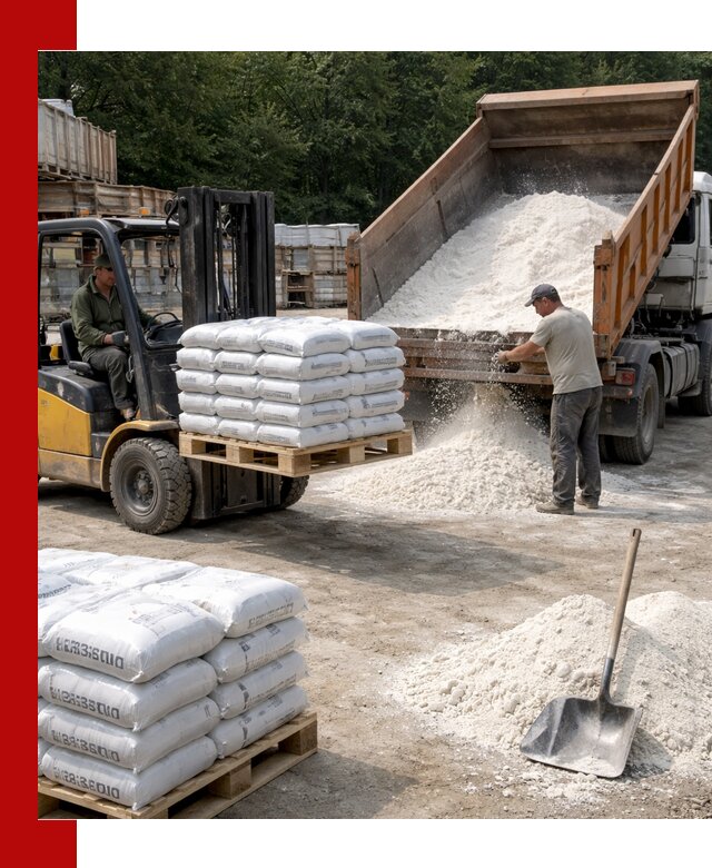 Доставка строительной извести оптом и в розницу в Карасуке