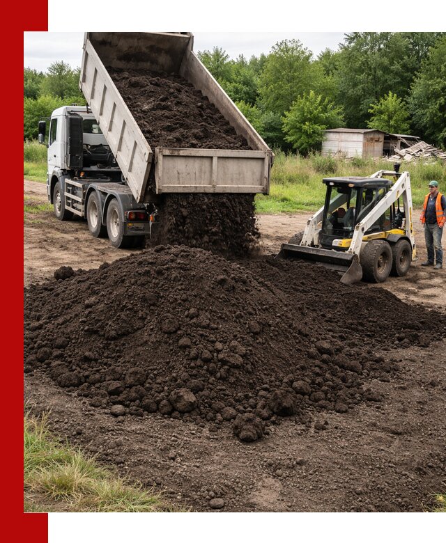 Поставка плодородной земли с доставкой самосвалом в Карасуке
