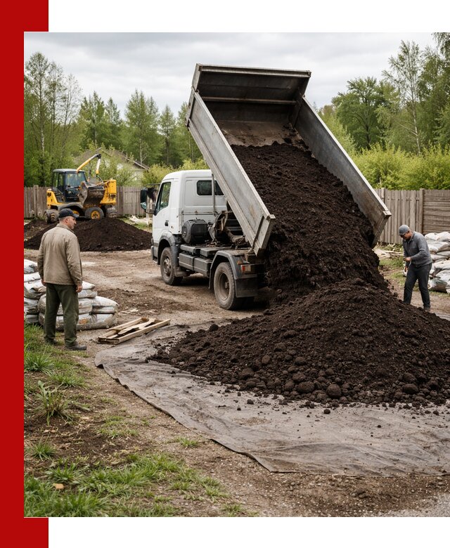 Доставка качественного почвогрунта в Карасуке оптом и в розницу