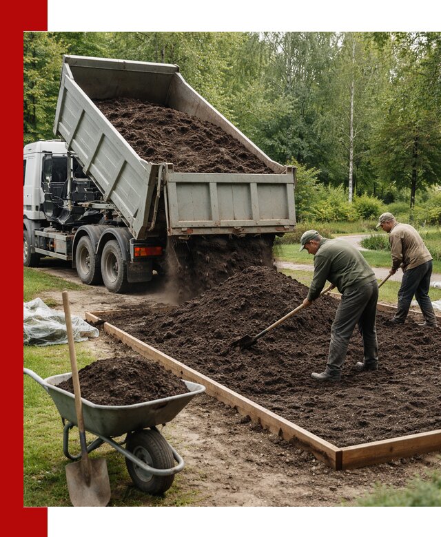 Доставка грунта для озеленения и благоустройства в Карасуке