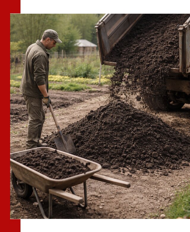 Доставка качественной земли для огорода в Карасуке