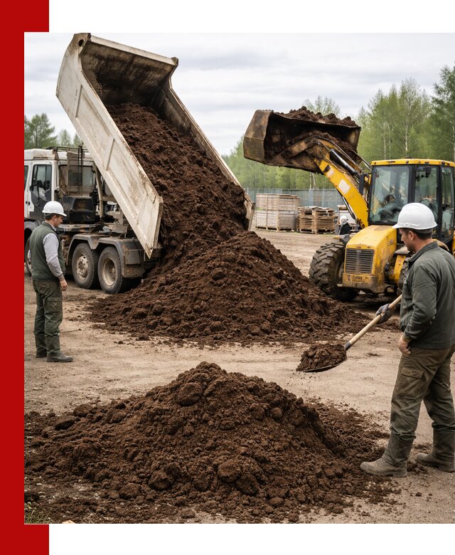 Доставка торфа оптом и в мешках в Карасуке