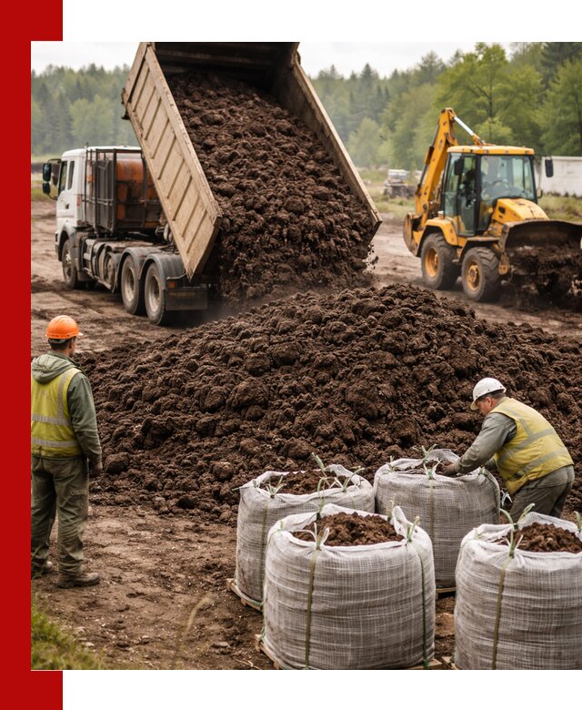 Доставка нейтрального торфа в Карасуке оптом и в розницу
