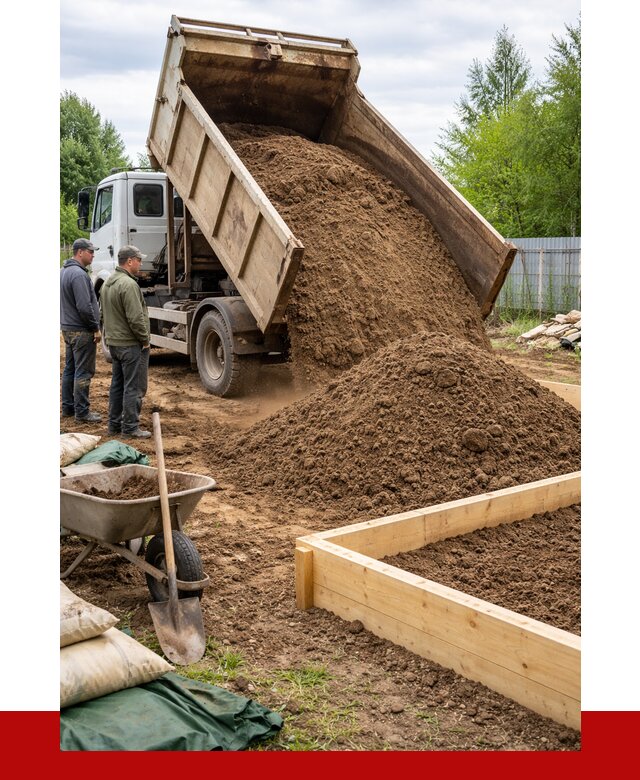 Торфо песчаная смесь в Карасуке с доставкой от 1879 р. | ПРОНЕРУДКск