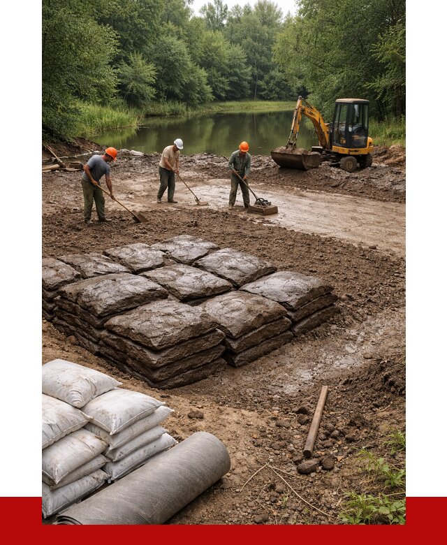 Купить глину для пруда в Карасуке от 4571 р. с доставкой | ПРОНЕРУДКск