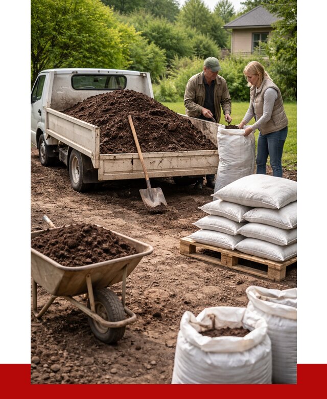 Перегной в мешках с доставкой в Карасуке от 2235 р. | ПРОНЕРУДКск