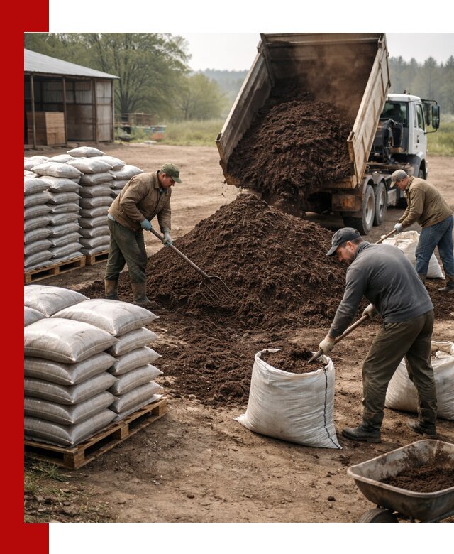Доставка компоста оптом и в розницу в Карасуке