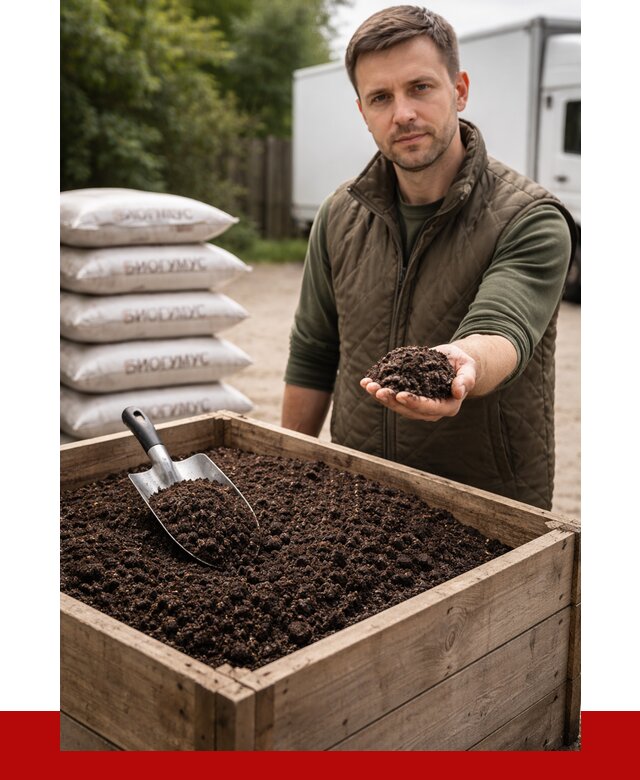 Купить биогумус в Карасуке с доставкой от 8633 р. за куб | ПРОНЕРУДКск